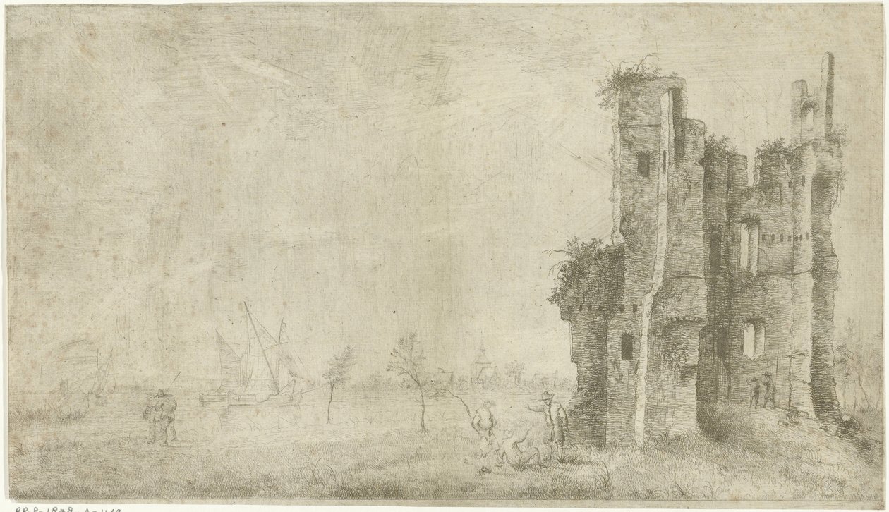 Ruine de la Maison de Merwede près de Dordrecht - Hendrik Kobell