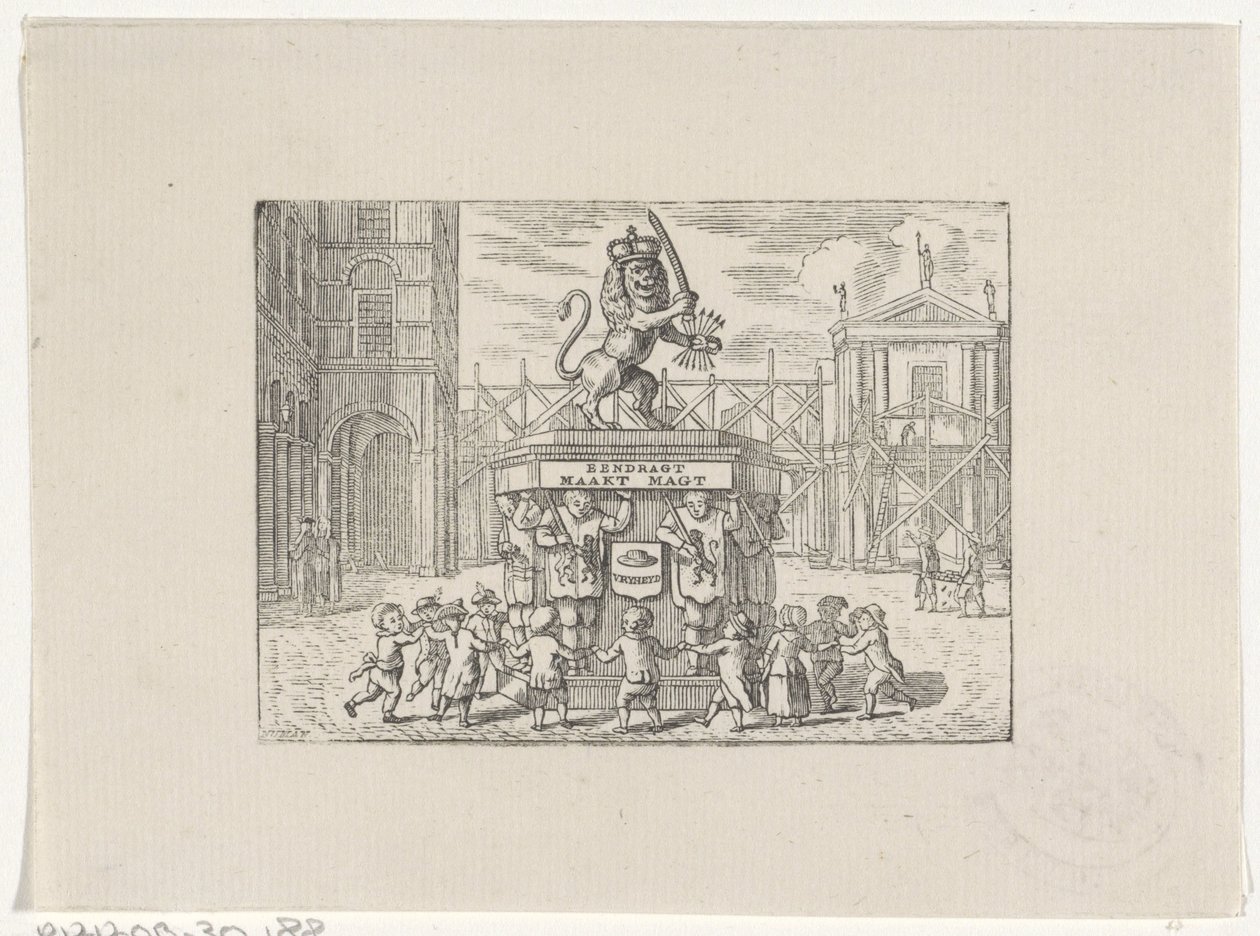 Enfants dansant en cercle autour d