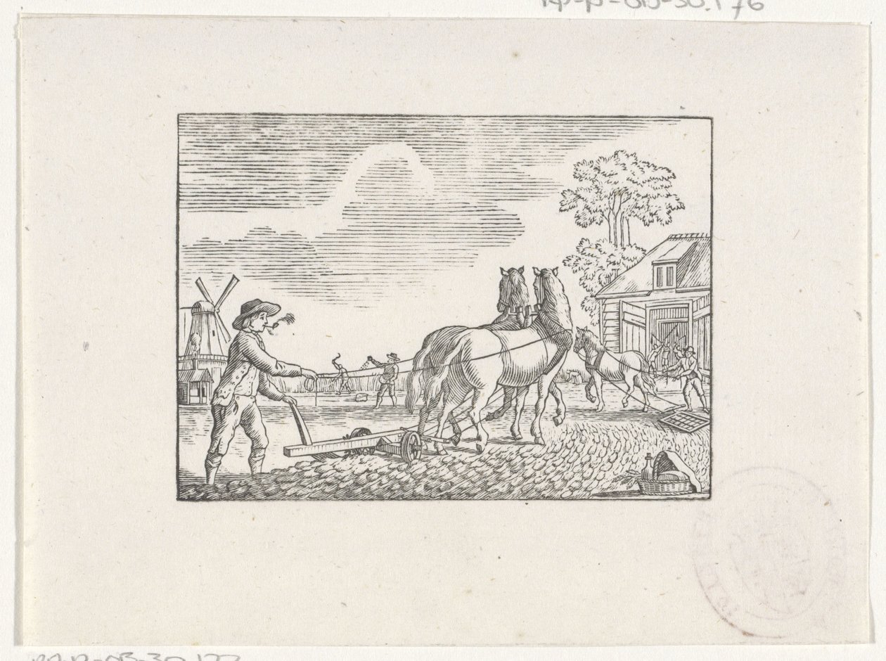 Travailleurs agricoles au travail - Hendrik Numan