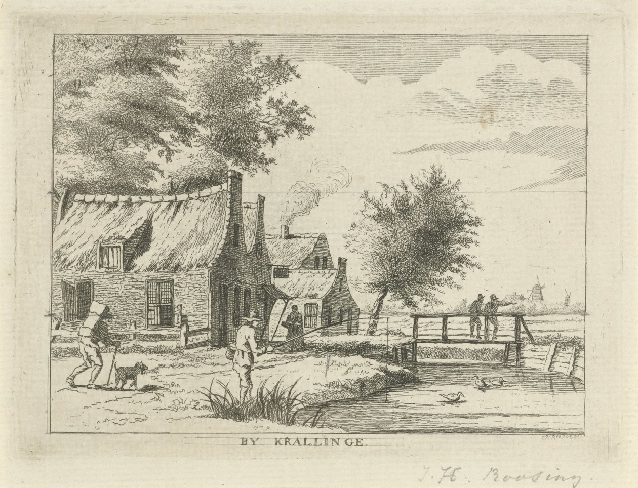 Vue près de Kralingen - Hendrik Roosing