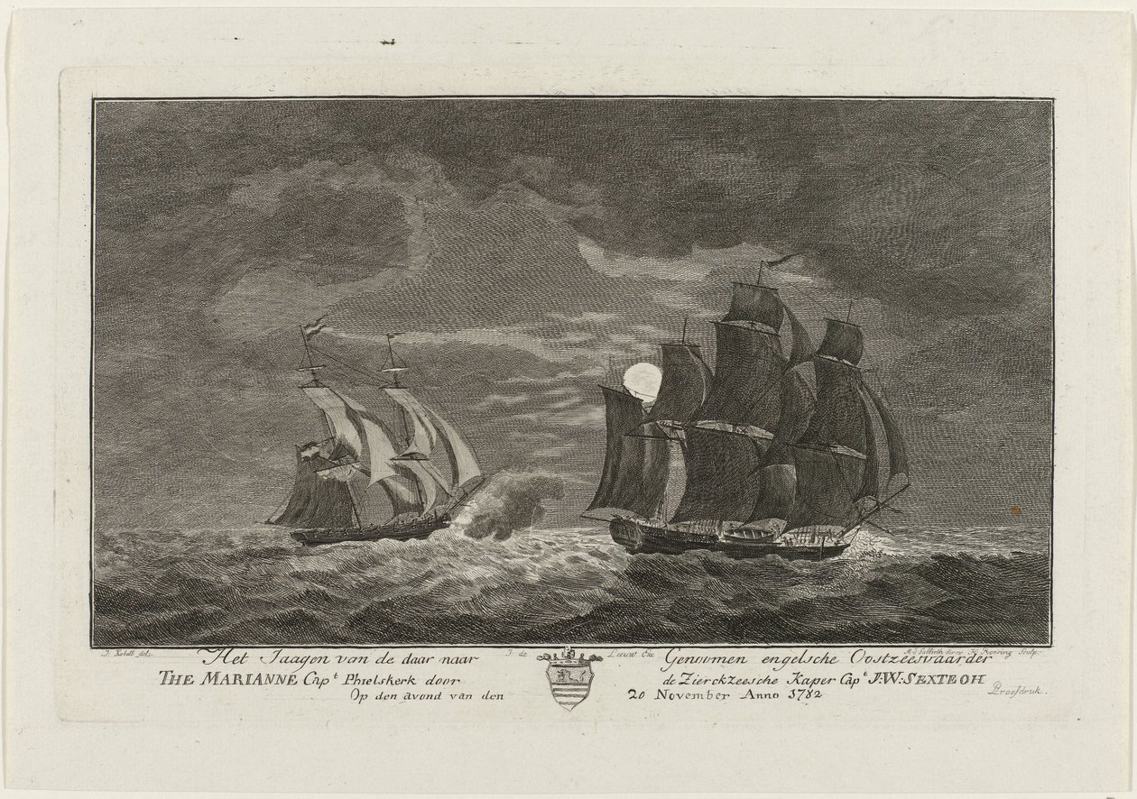 Sextroh chasse la Marianne, 1782 - Hendrik Roosing