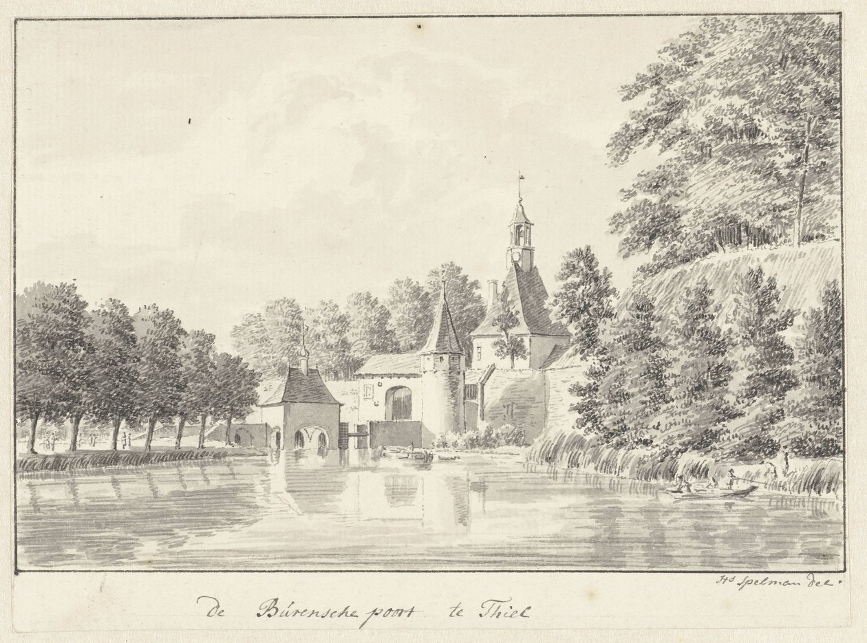La porte de Buren à Tiel - Hendrik Spilman