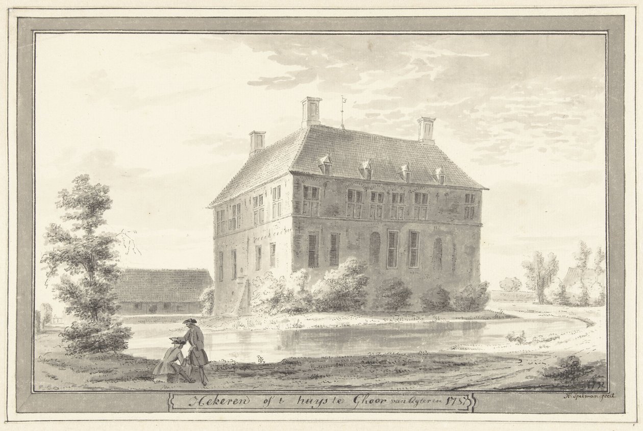 Le manoir Heeckeren près de Goor, en Twente - Hendrik Spilman