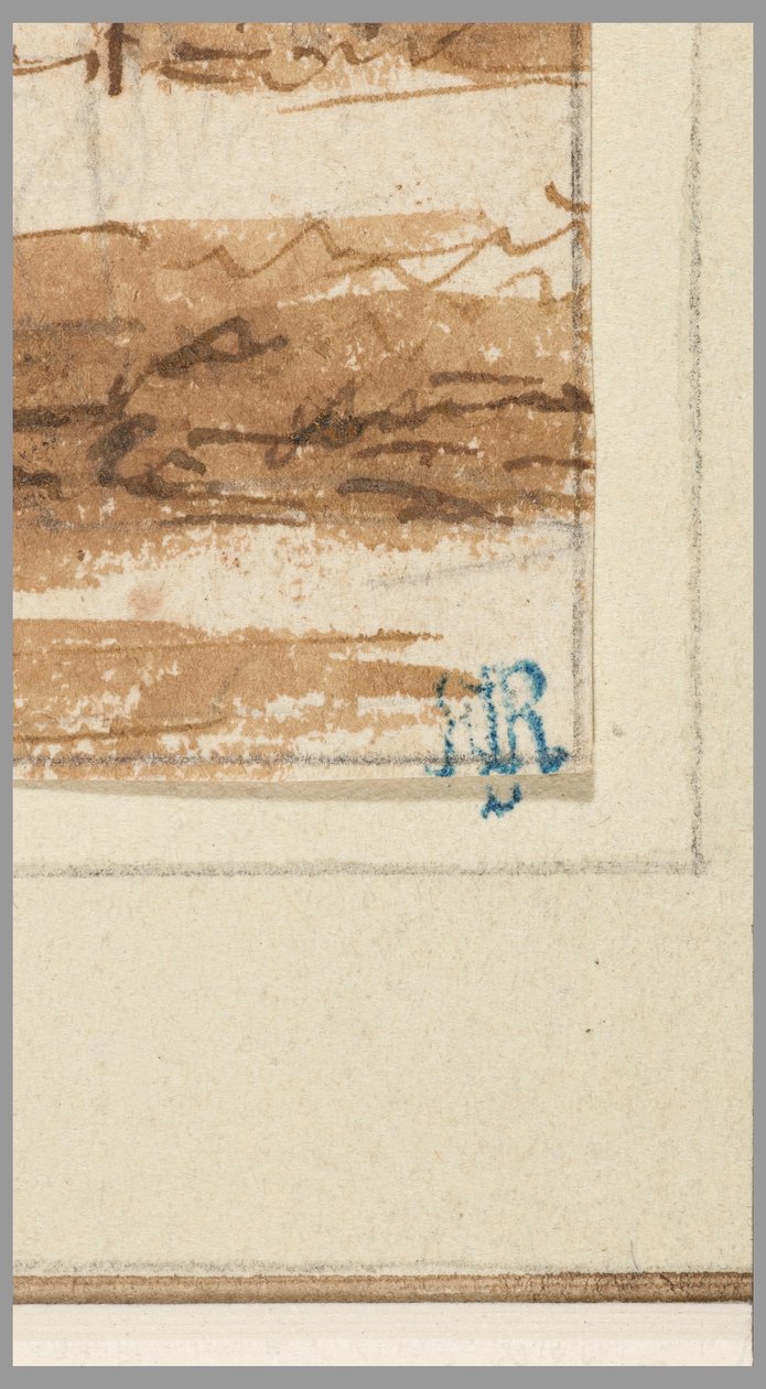 Dessin, ville sur un canal, 1750-70 - Hendrik Spilman