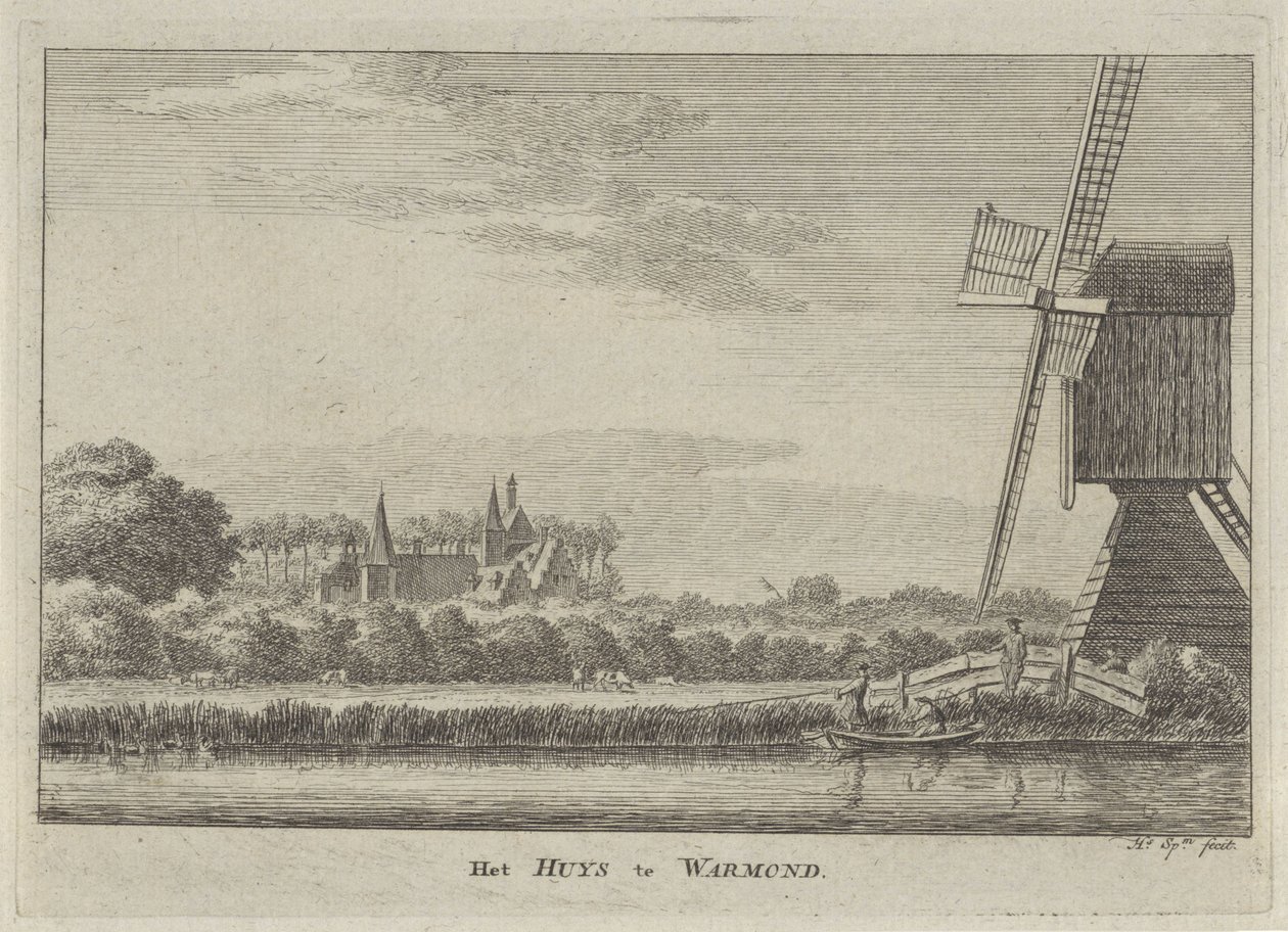 Vue de la maison Warmond - Hendrik Spilman