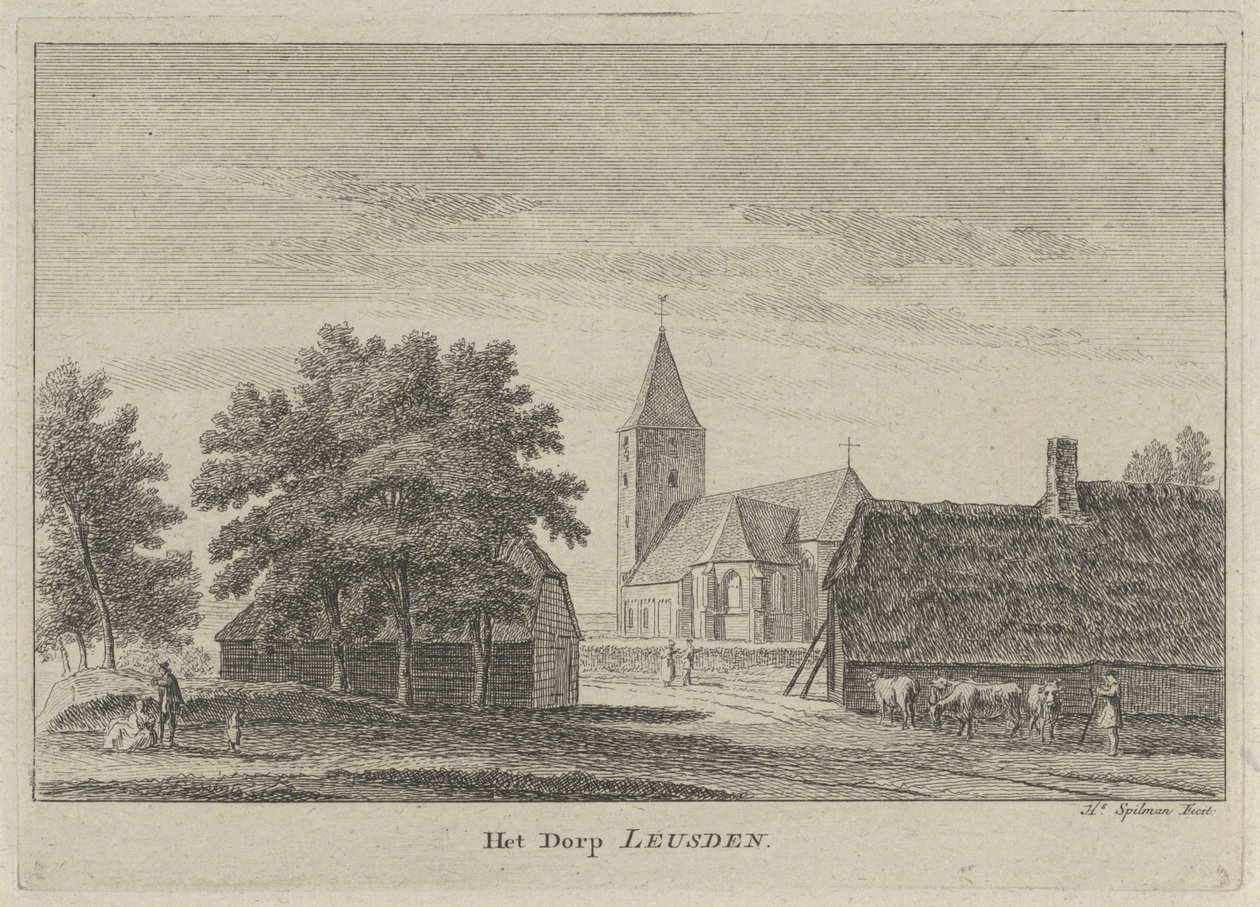 Vue de Leusden - Hendrik Spilman