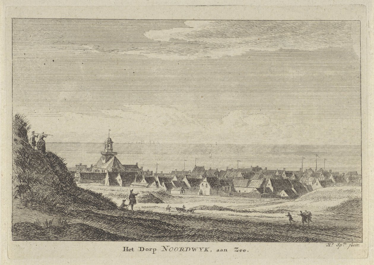 Vue de Noordwijk aan Zee - Hendrik Spilman
