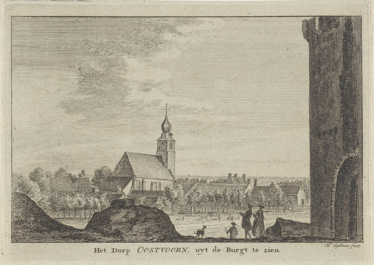 Vue sur Oostvoorne - Hendrik Spilman