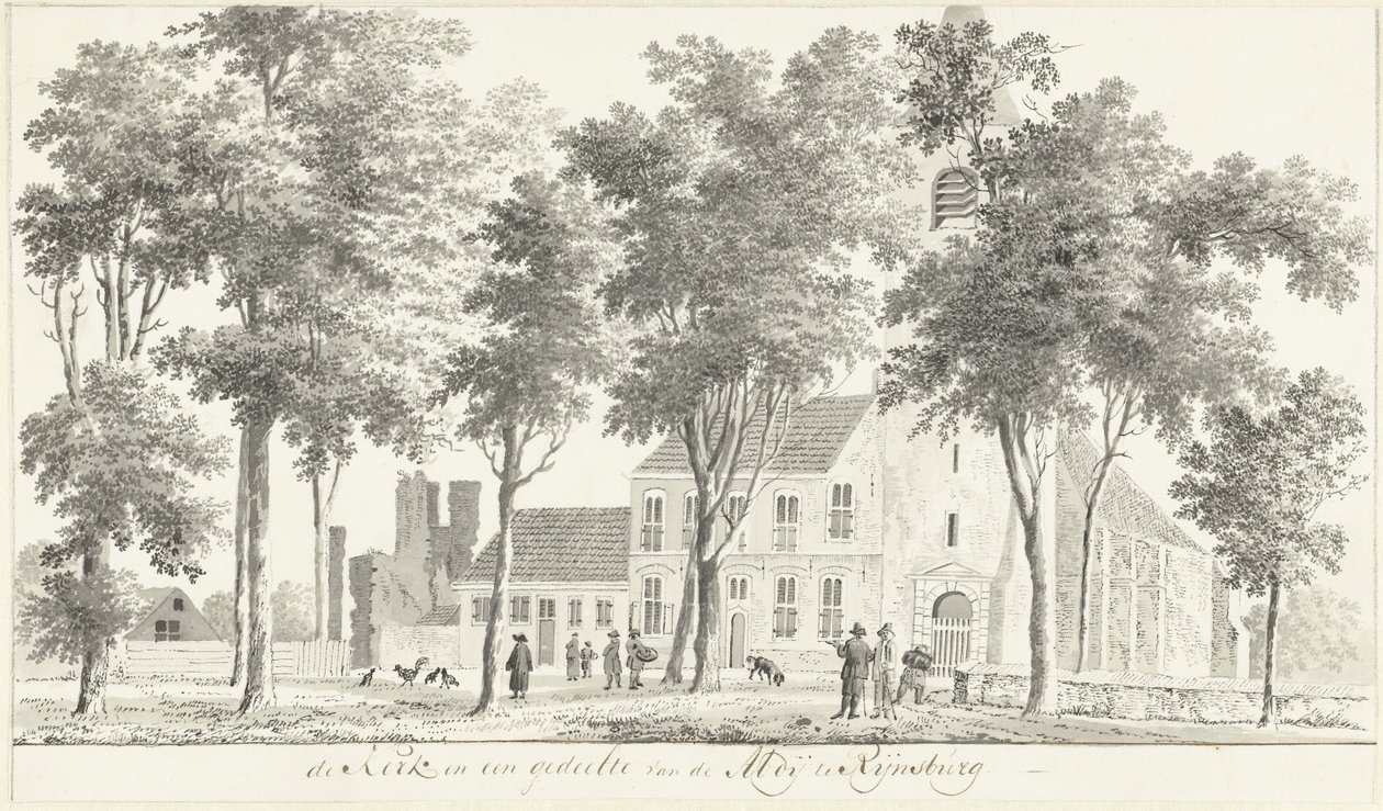 Église et partie de la ruine de l