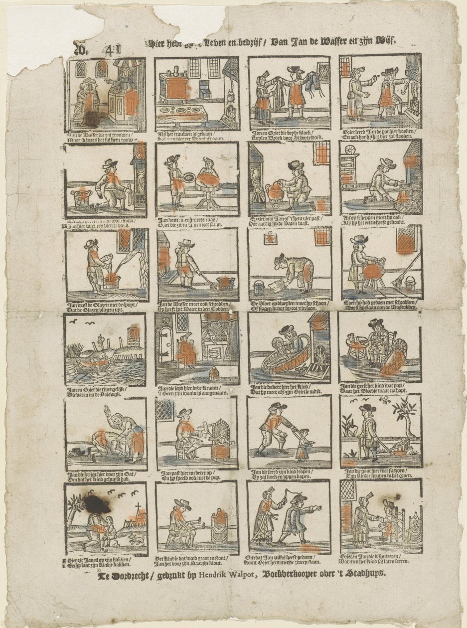 Voici la vie et les affaires de Jan de Wasser et de sa femme - Hendrik Walpot