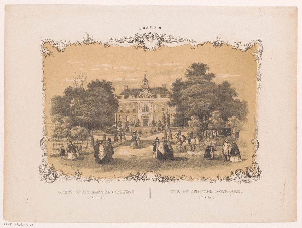 Gezicht op Kasteel Overbeek - Hendrik Wilhelmus Last