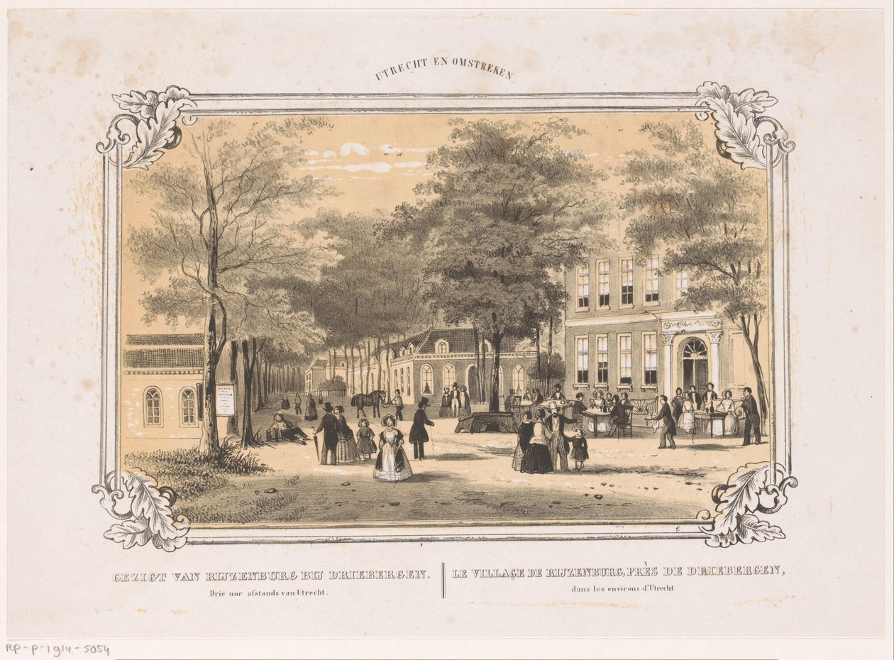 Vue de Rijzenburg - Hendrik Wilhelmus Last