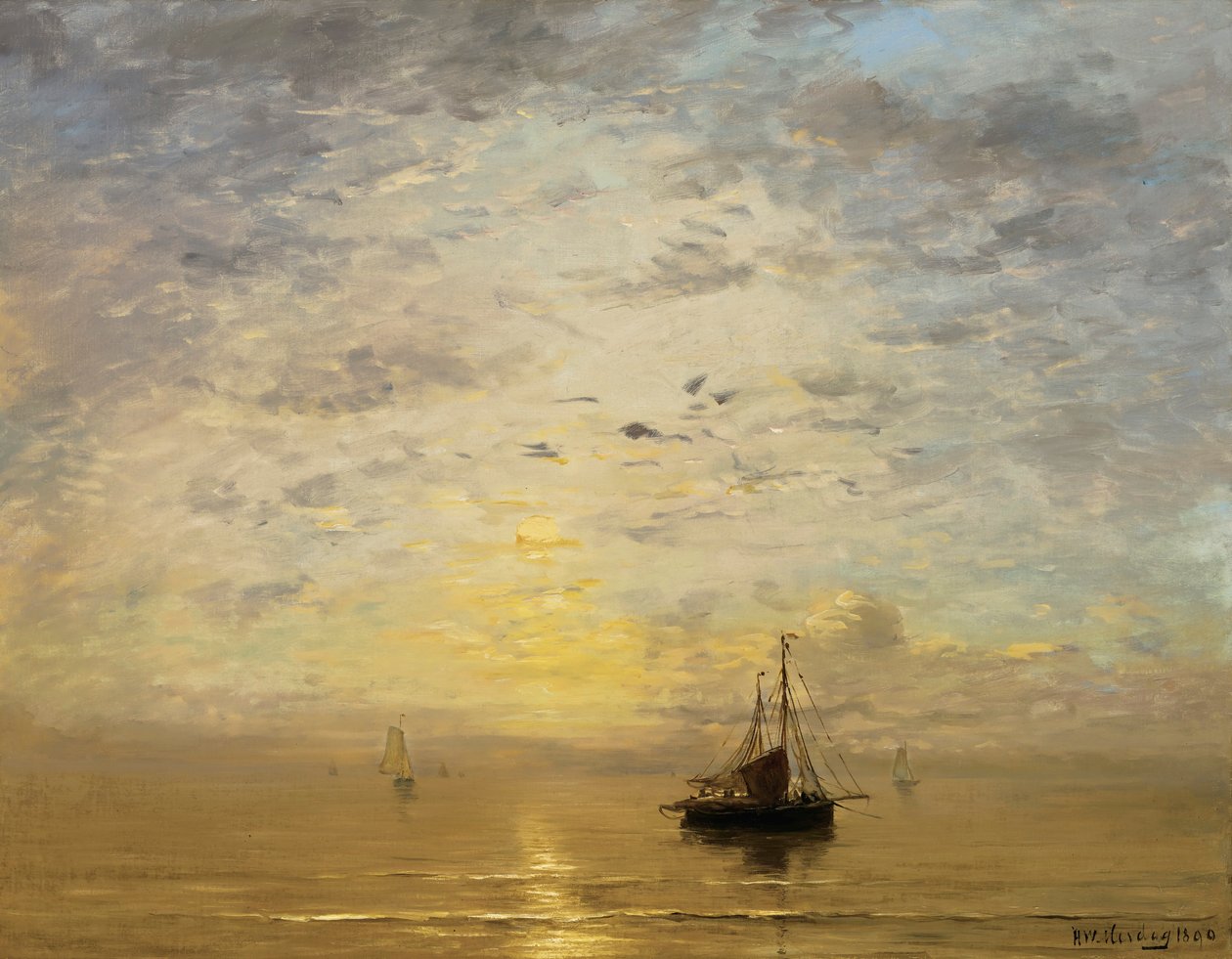 Marine - Hendrik Willem Mesdag