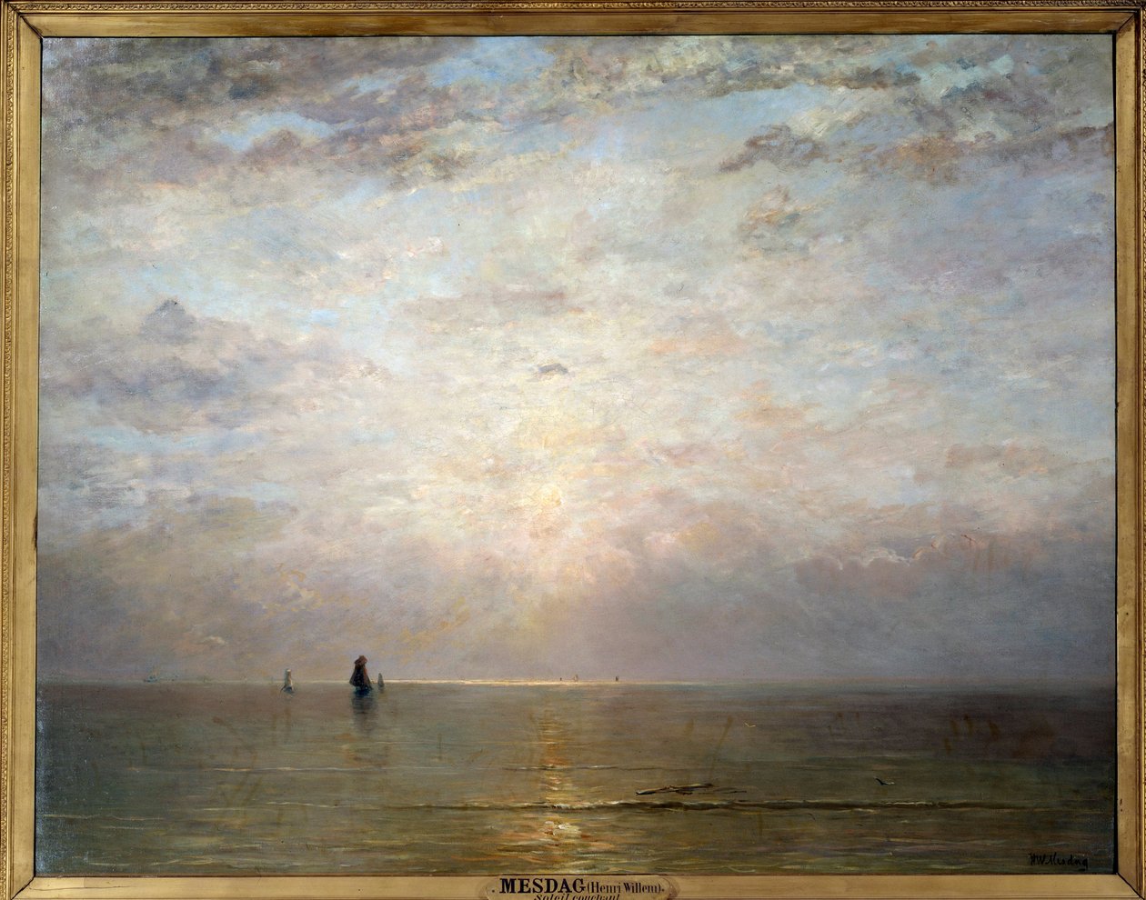 Coucher de soleil - Hendrik William Mesdag
