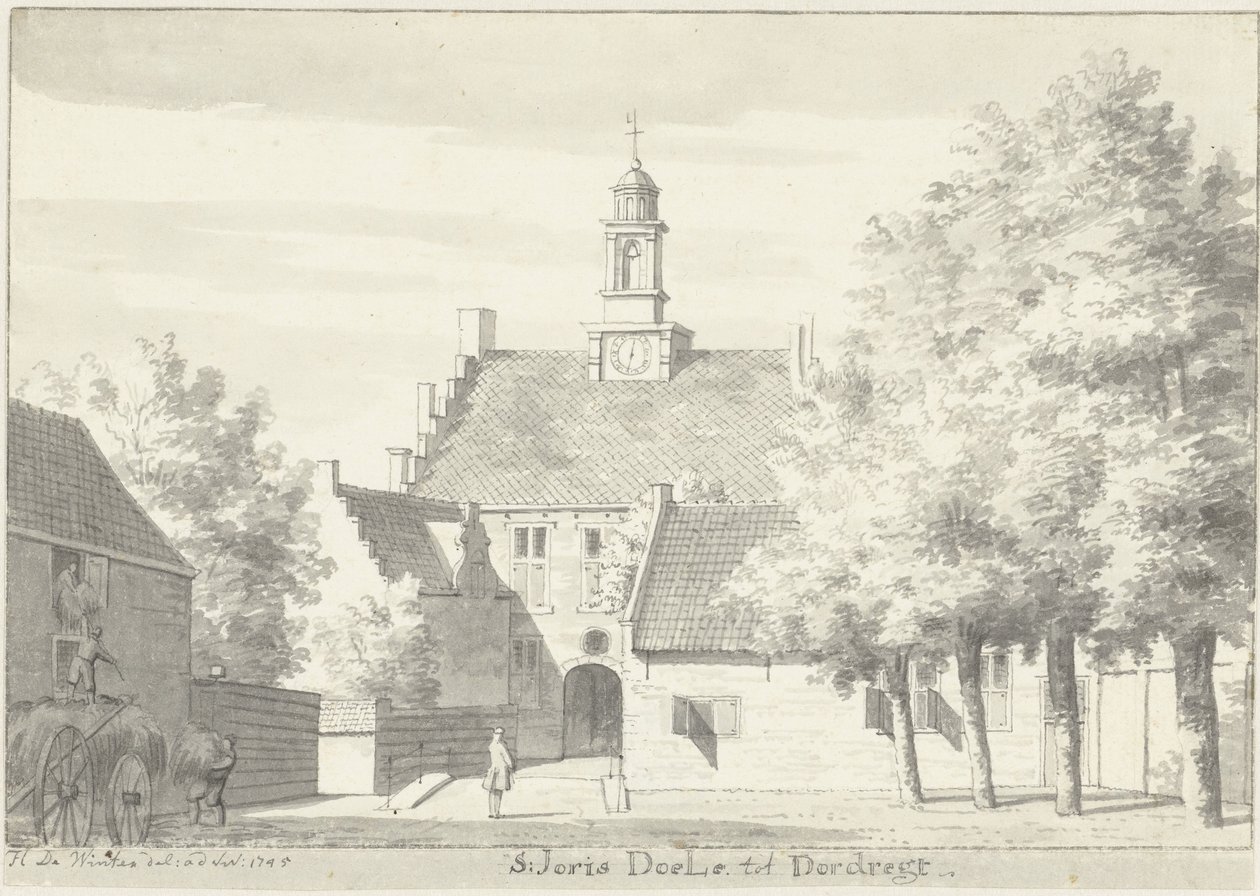 Les St. Jorisdoelen à Dordrecht - Hendrik de Winter