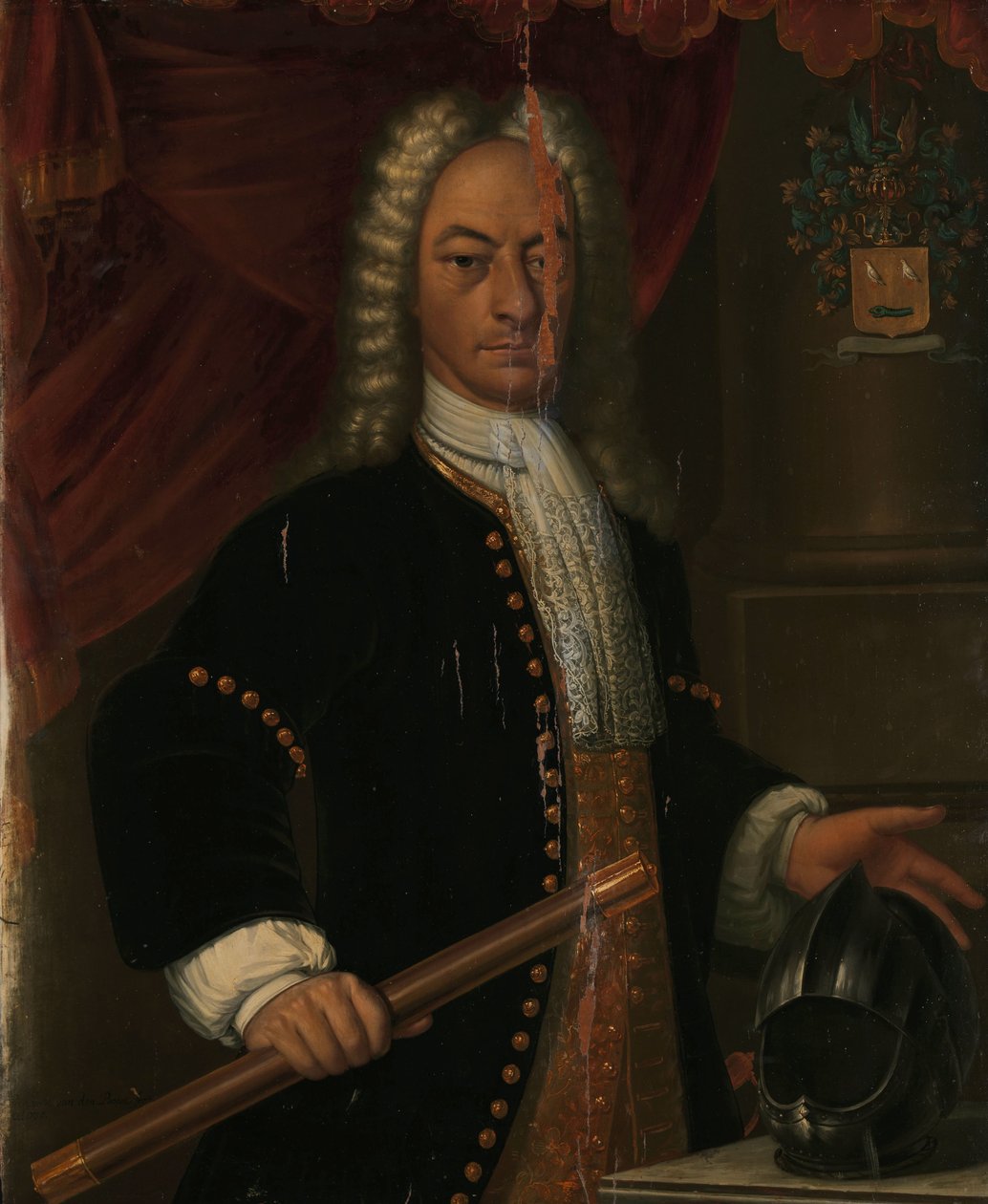 Portrait de Diederik van Durven, gouverneur général des Indes orientales néerlandaises - Hendrik van den Bosch