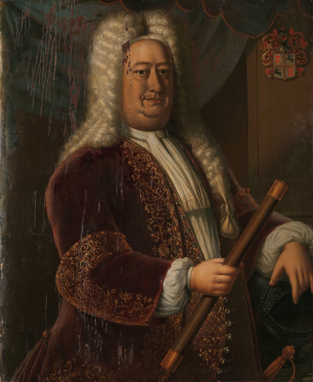 Portrait de Dirk van Cloon, gouverneur général des Indes orientales néerlandaises - Hendrik van den Bosch