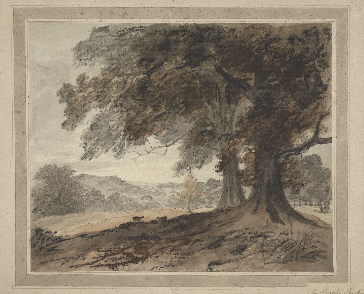 Dans le parc de Knole - Heneage Finch fourth Earl of Aylesford
