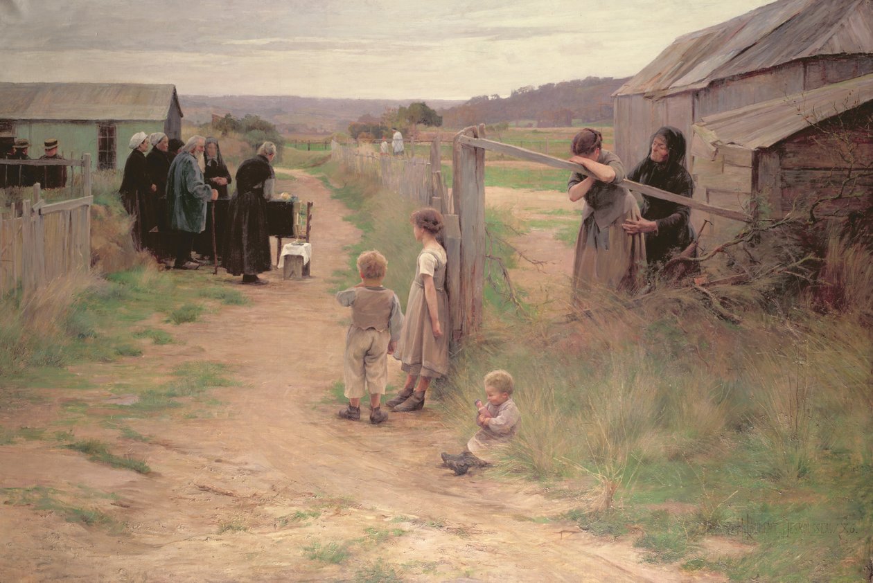 Funérailles en Bresse, 1886 - Henri Alphonse Louis Laurent Desrousseaux