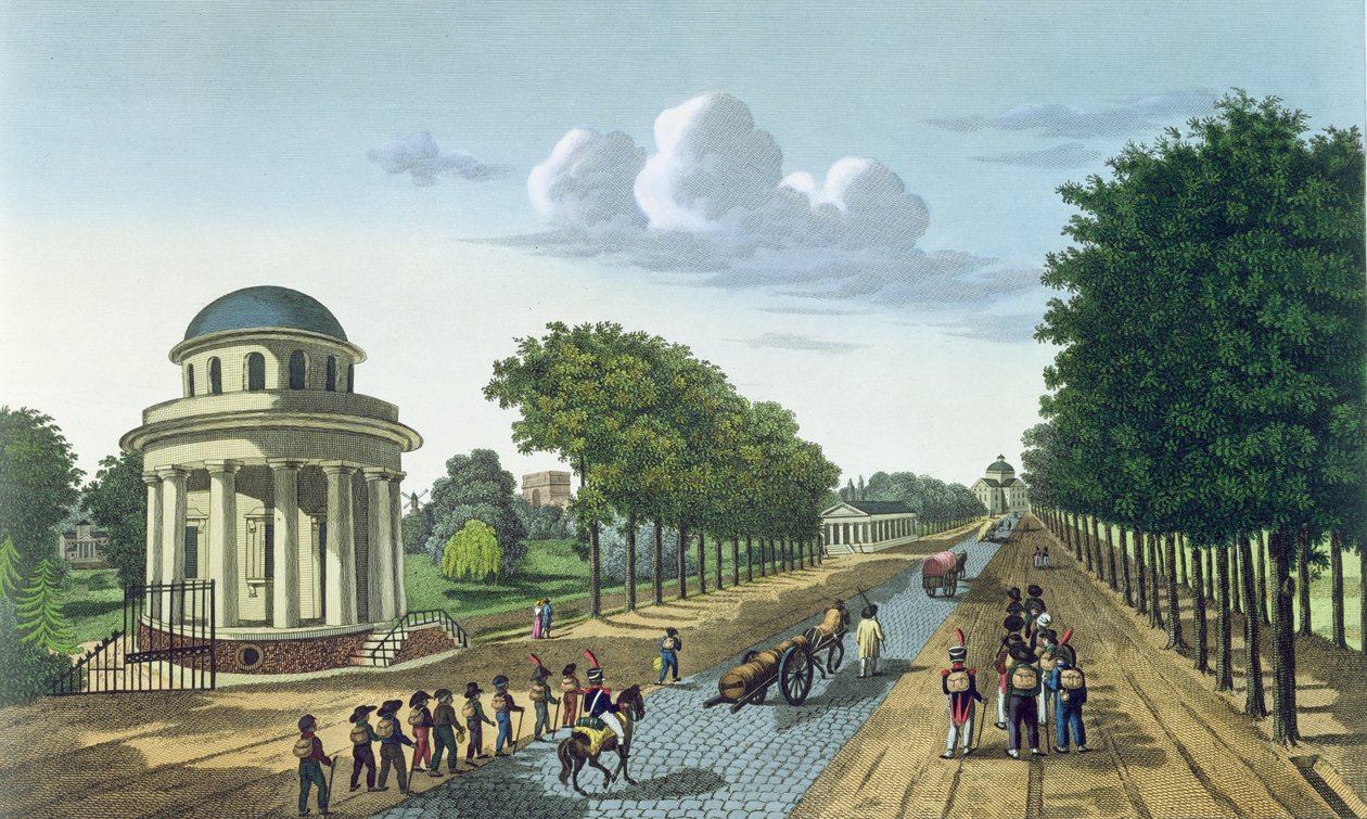 Le Parc Monceaux, c.1815-20 - Henri Courvoisier Voisin