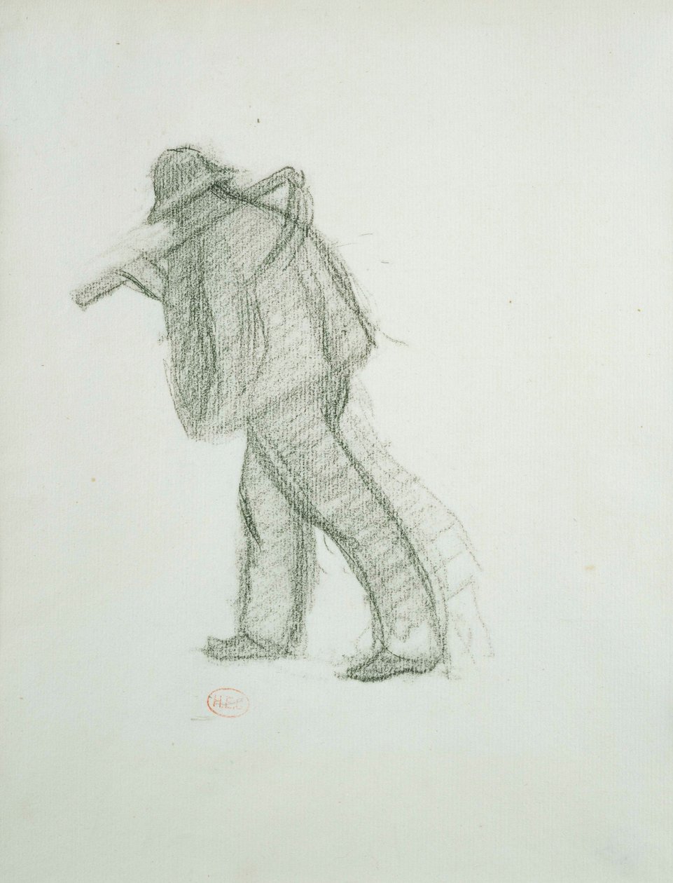 Paysanne avec faux - Henri Edmund Cross