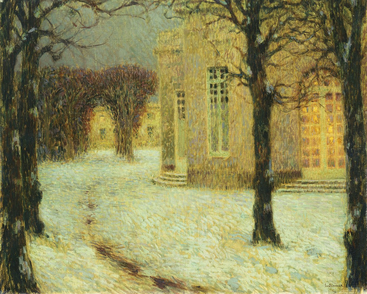 Le pavillon à Versailles, 1912 - Henri Eugene Augustin Le Sidaner