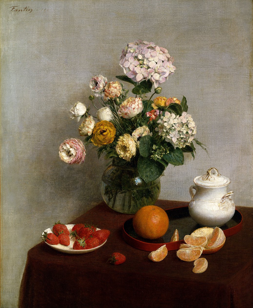 Fleurs et fruits - Ignace Henri Jean Fantin Latour