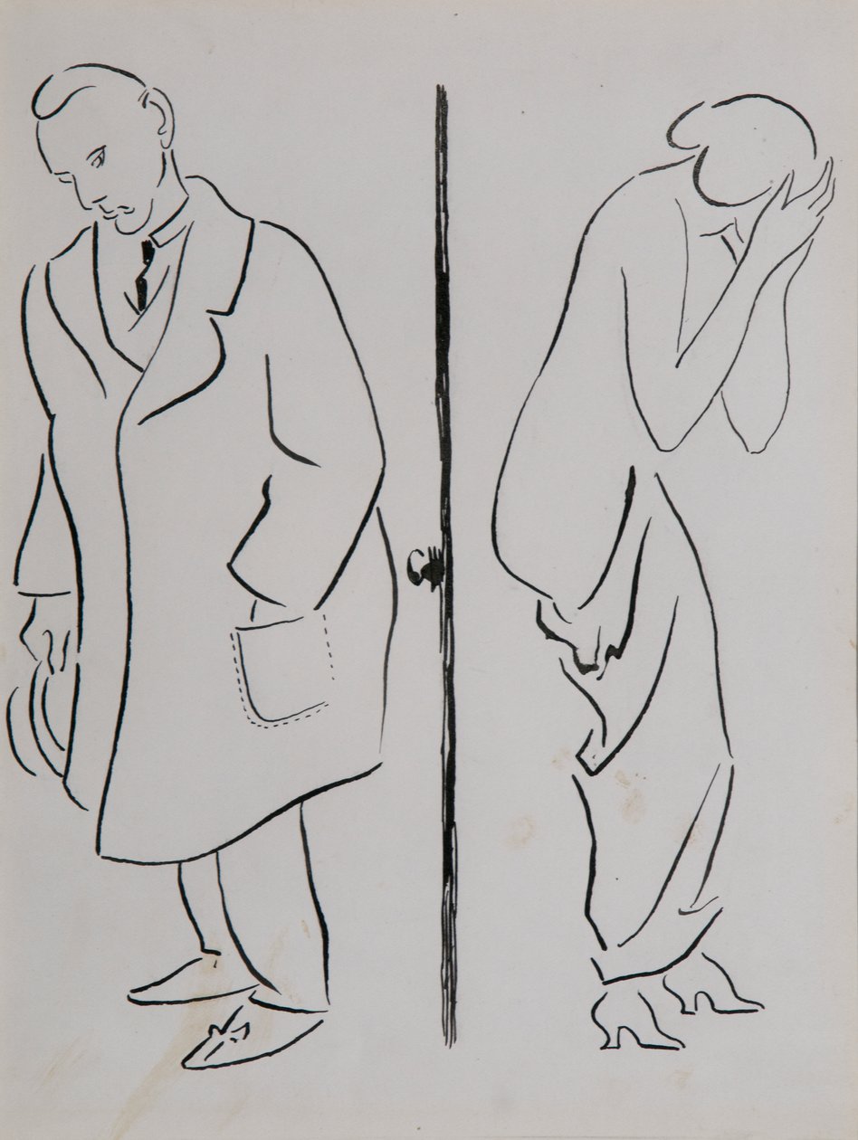 La séparation - Henri Gaudier Brzeska
