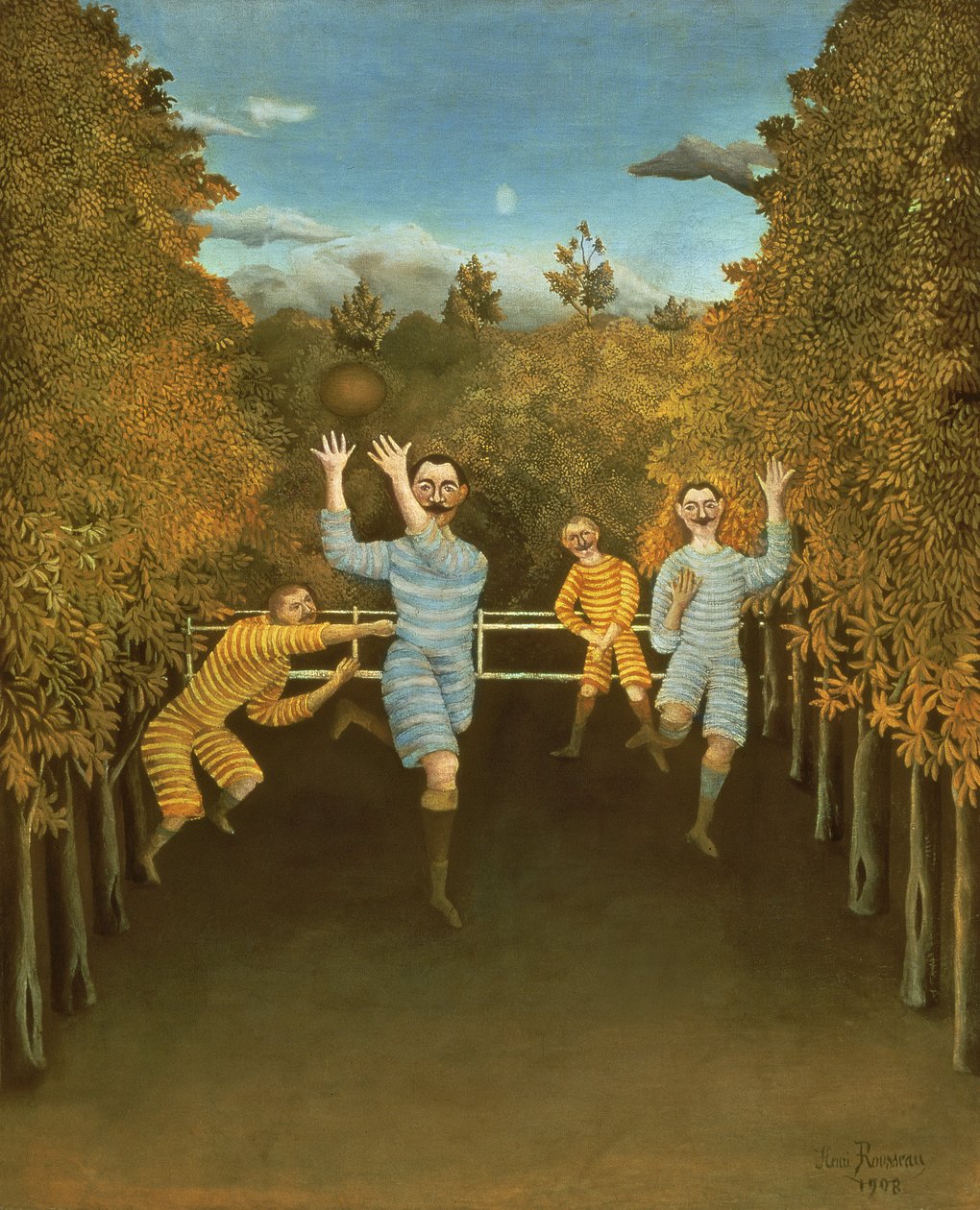 Les joueurs de football, 1908 - Henri Rousseau