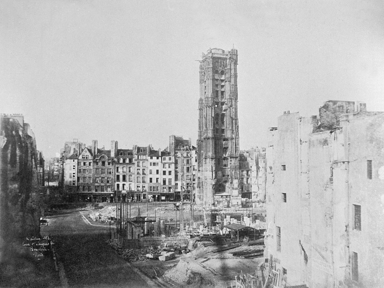 Tour Saint-Jacques la Boucherie (1508-22), Paris, 1853 - Henri Jean Louis Le Secq