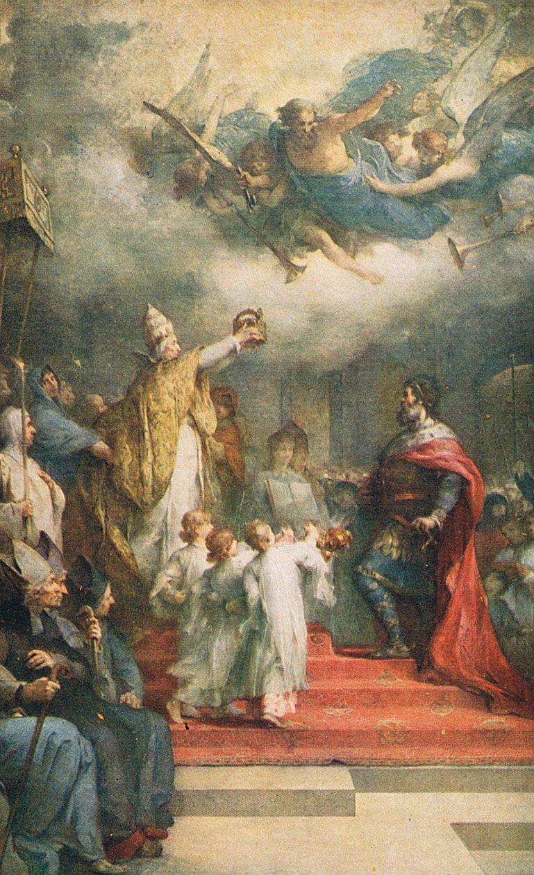 Le Couronnement de Charlemagne - Henri Leopold Levy