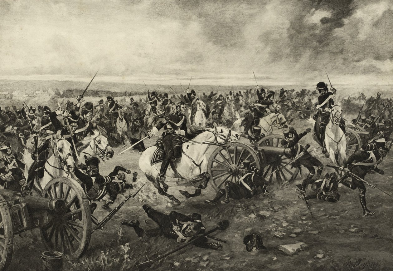 Les Scots Greys à Waterloo, 18 juin 1815 - Henri Louis Dupray
