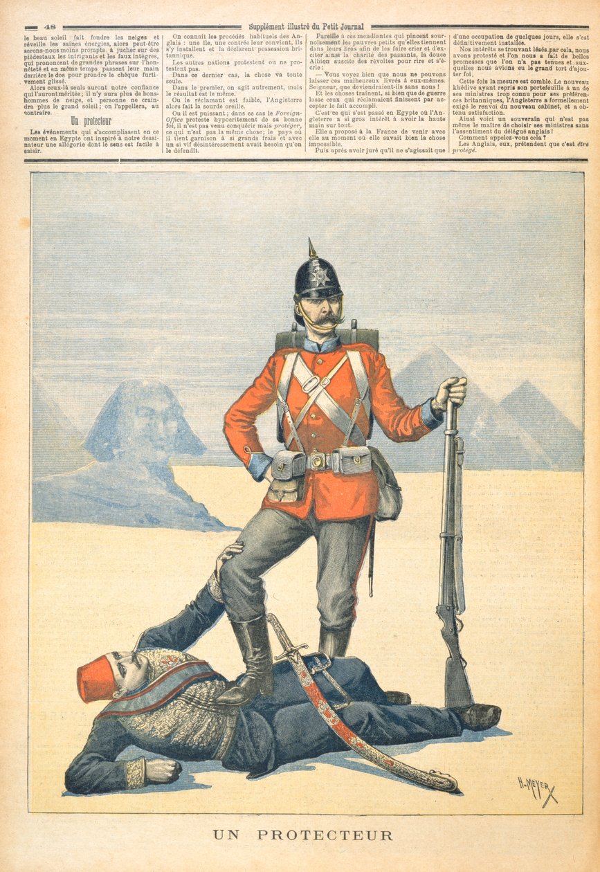 La Grande-Bretagne représentée comme le 