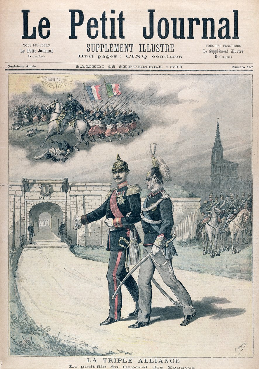 La Triple Alliance, illustration de 