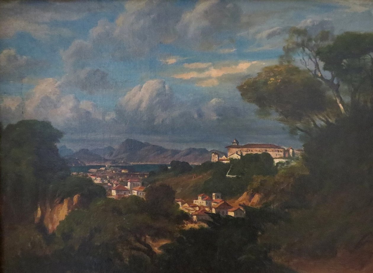 Vue du Couvent de Santa Teresa, vu de Paula Matos - Henri Nicolas Vinet