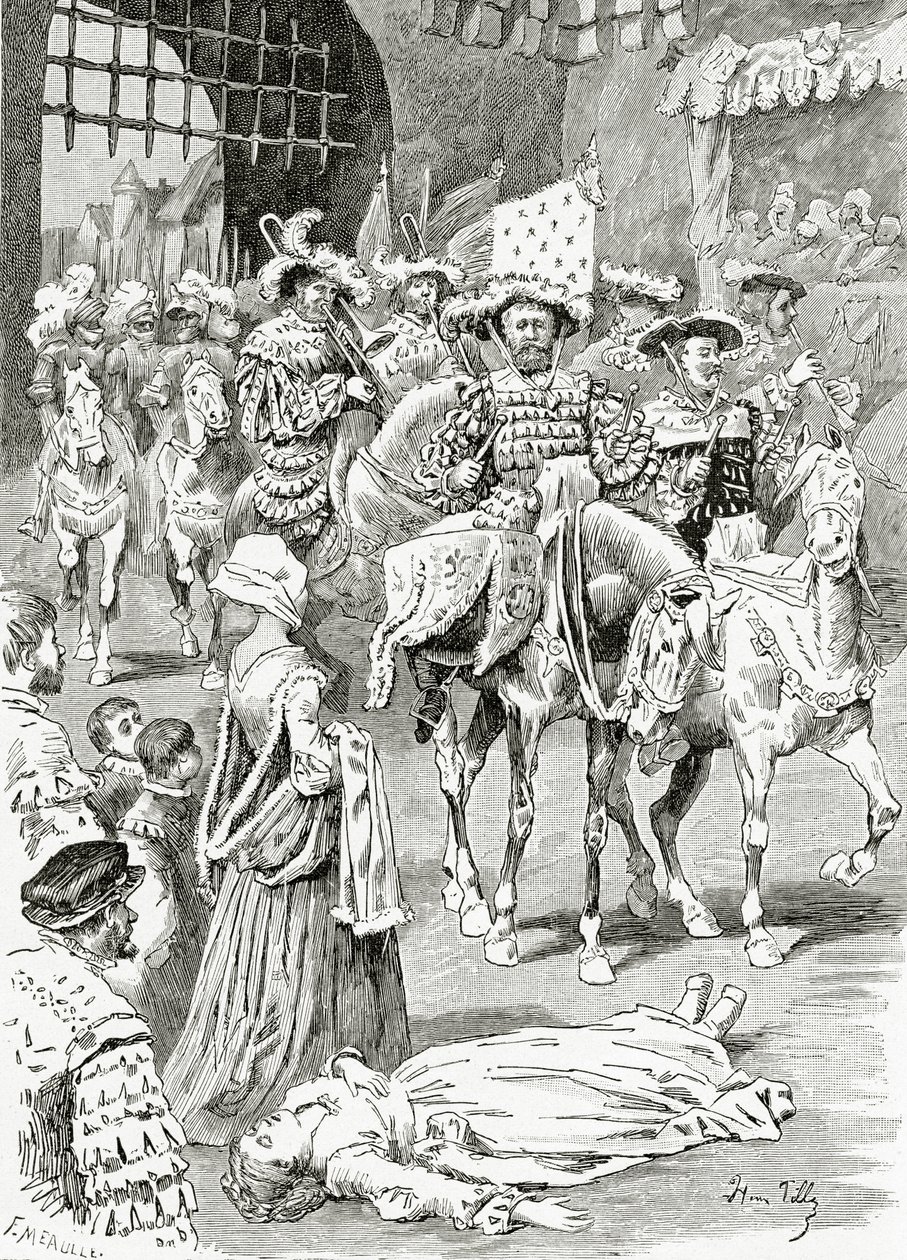 La Fiancée du Timbalier, 19e siècle - Henri Pille