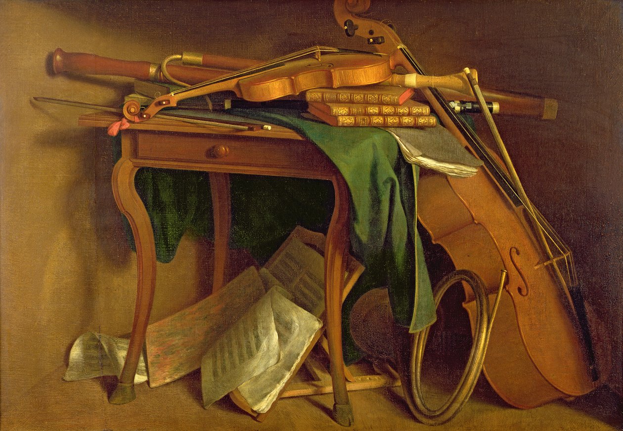 La Table du musicien, vers 1760 - Henri Roland de la Porte