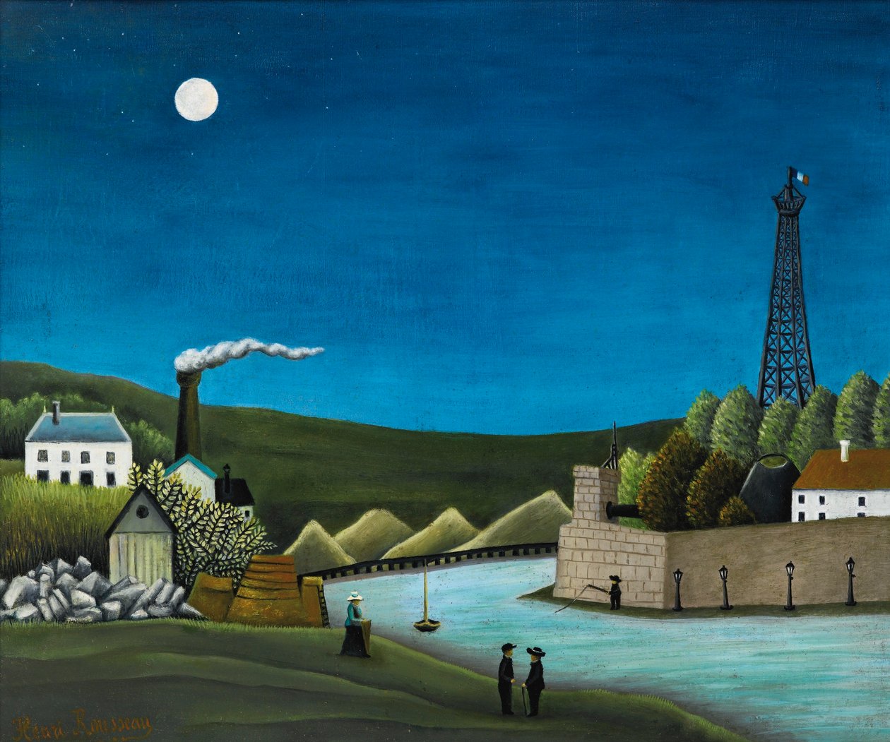 La Seine à Suresnes - Henri Rousseau