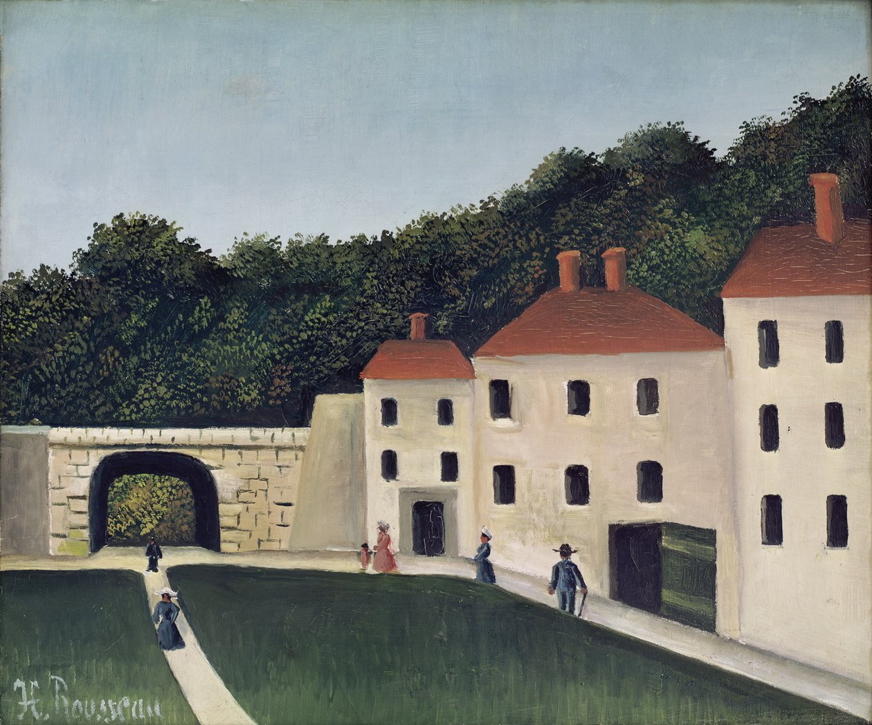 Promeneurs dans un parc, 1908 - Henri Rousseau