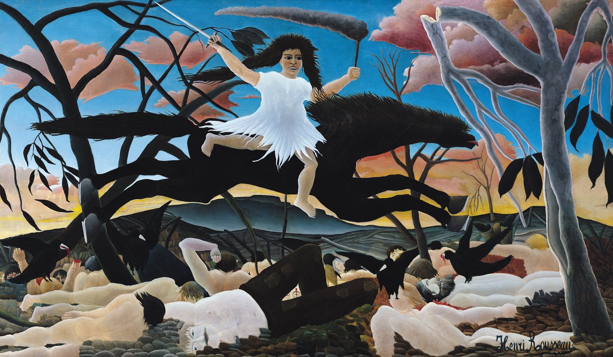 La Guerre, ou la chevauchée de la Discorde, 1894 - Henri Rousseau