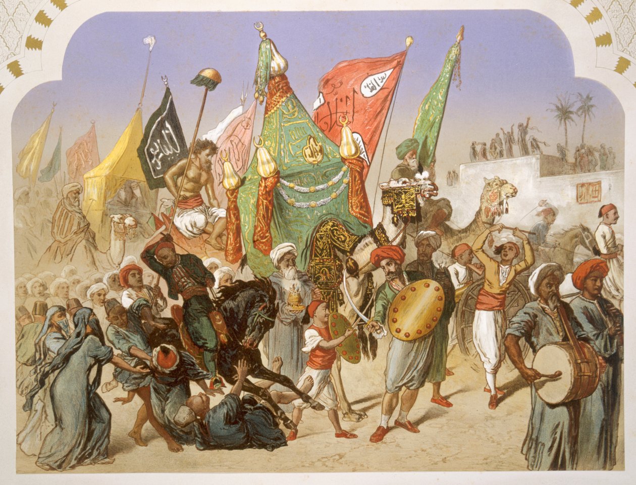 Le retour du Mahmal au Caire, 1860 - Henri de Montaut