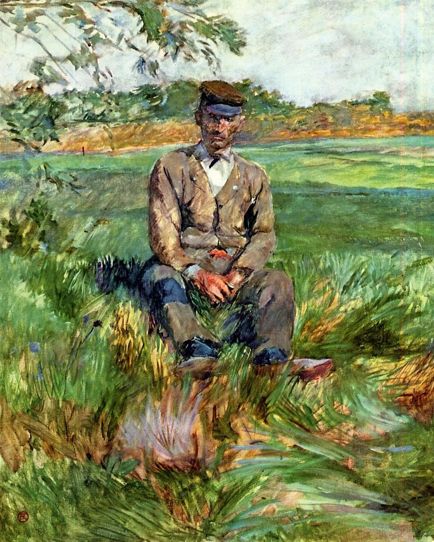 Un ouvrier à Céleyran - Henri de Toulouse Lautrec
