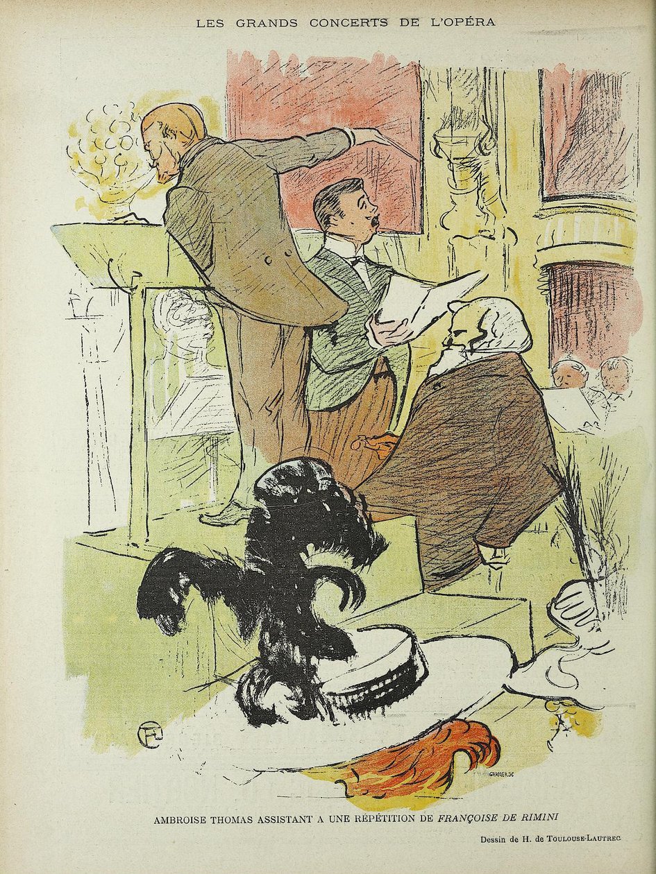 Caricature dans Le Rire - Henri de Toulouse Lautrec