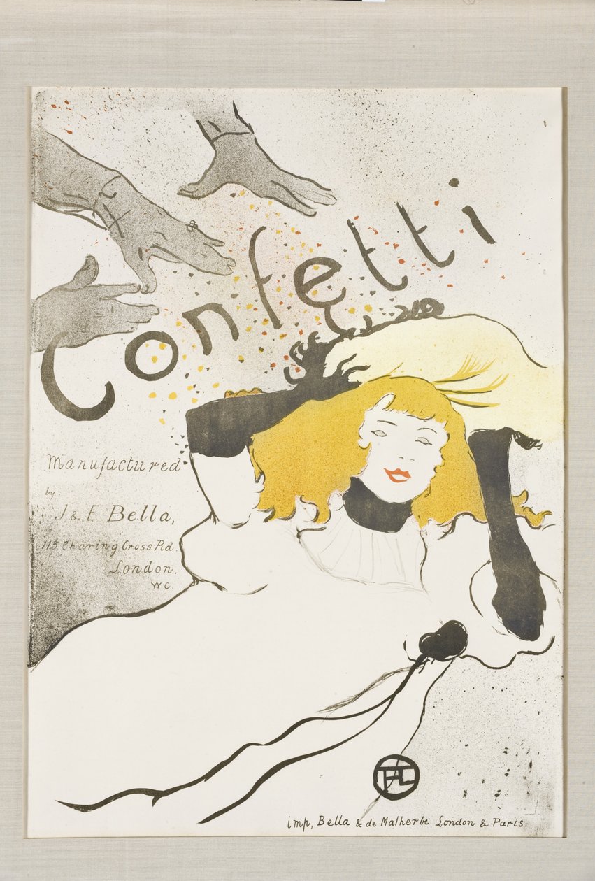 Confetti, 1894 - Henri de Toulouse Lautrec