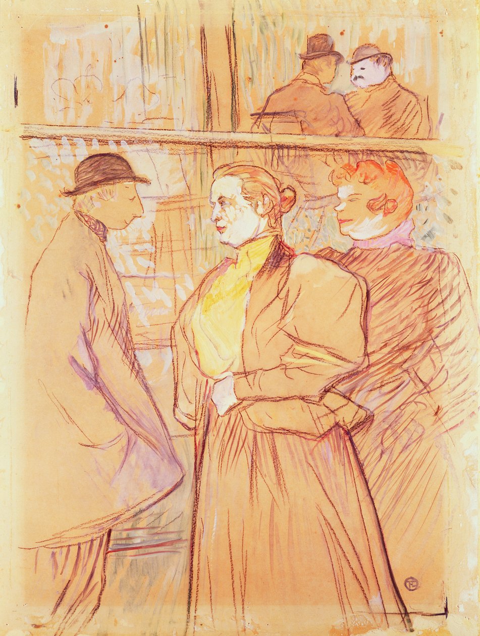 Au Moulin Rouge - Henri de Toulouse-Lautrec