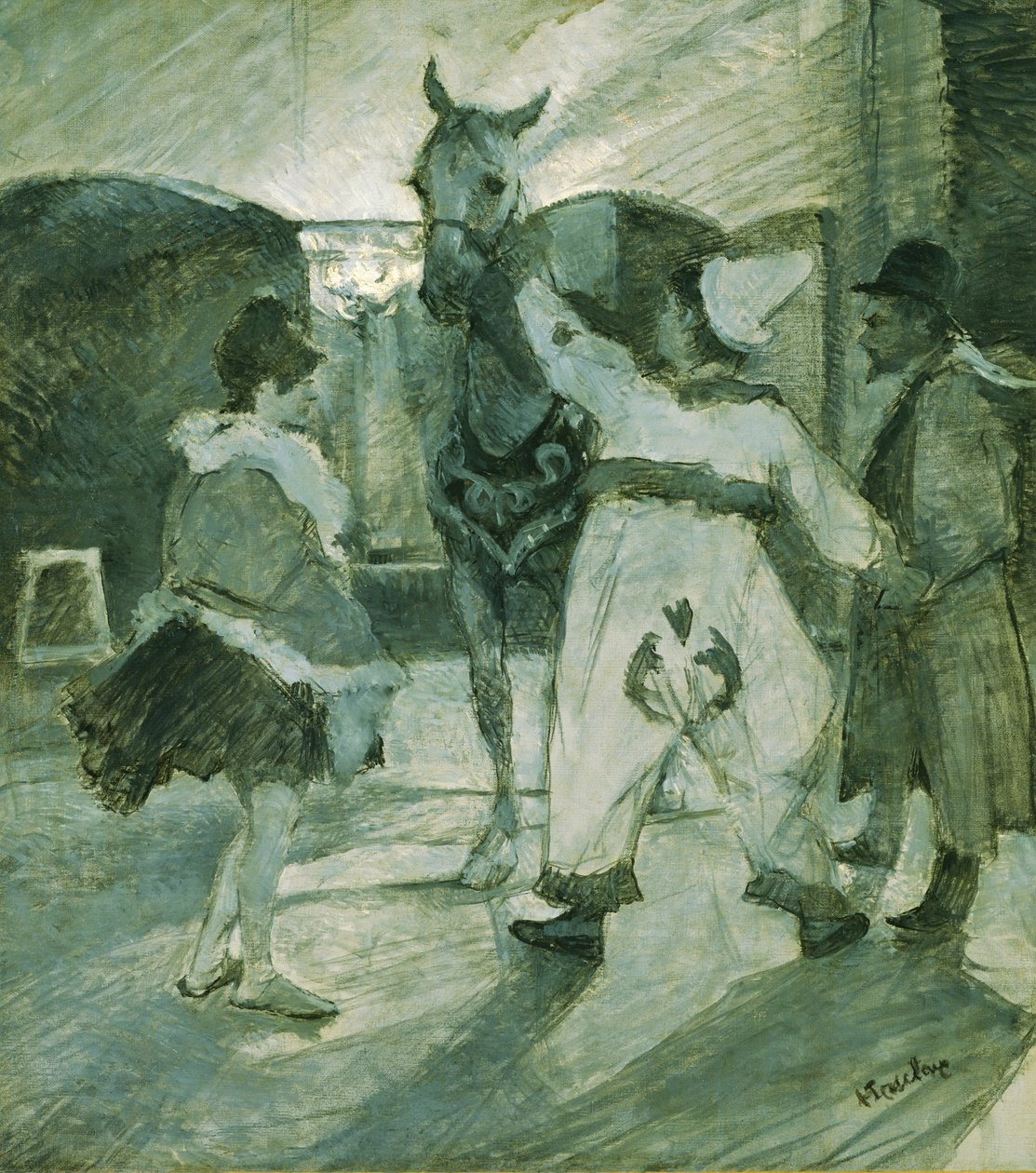 Dans les coulisses du cirque - Henri de Toulouse Lautrec