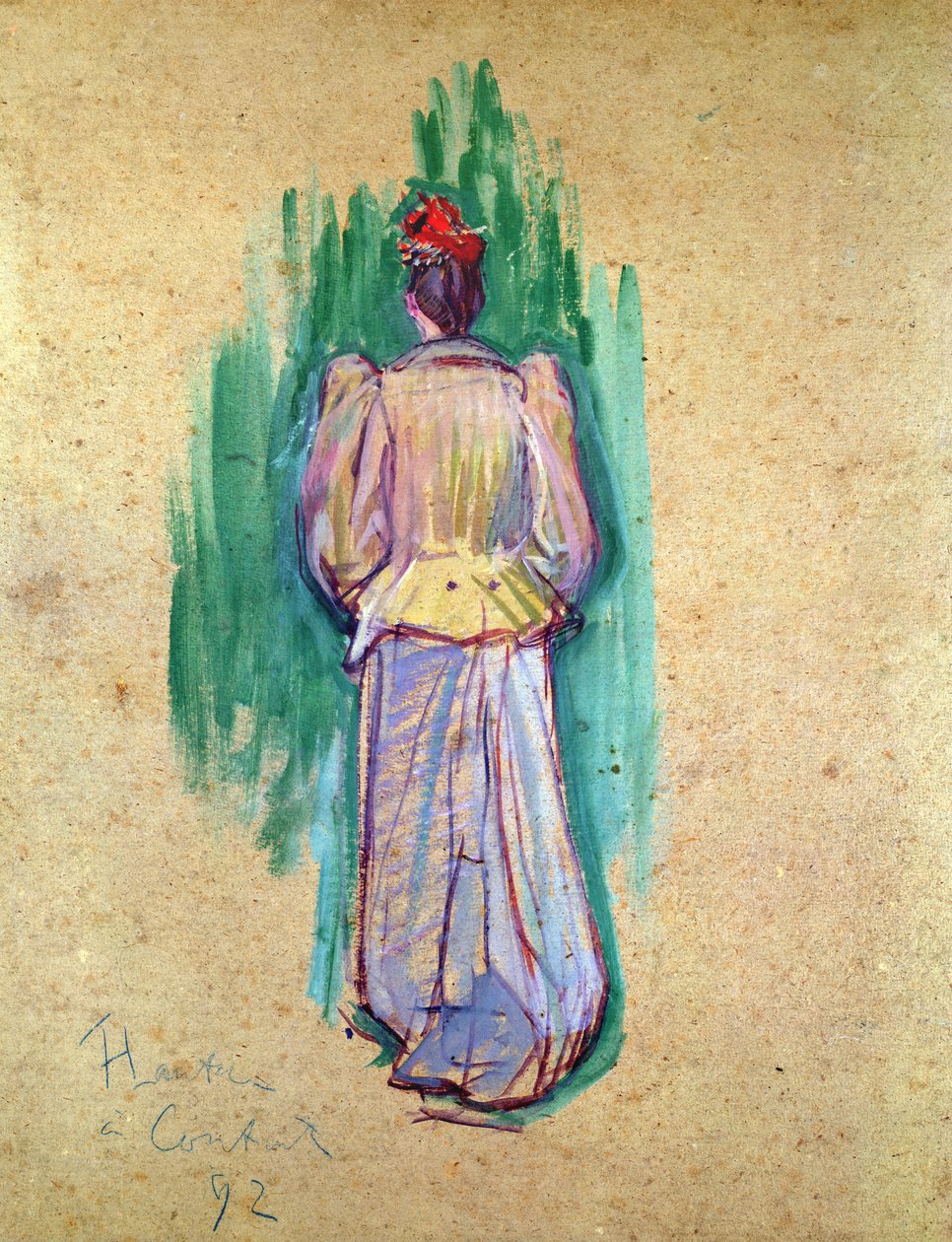 La Promeneuse - Henri de Toulouse Lautrec