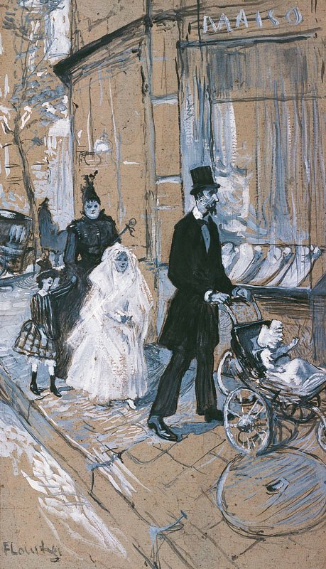 La Première Communion - Henri de Toulouse Lautrec