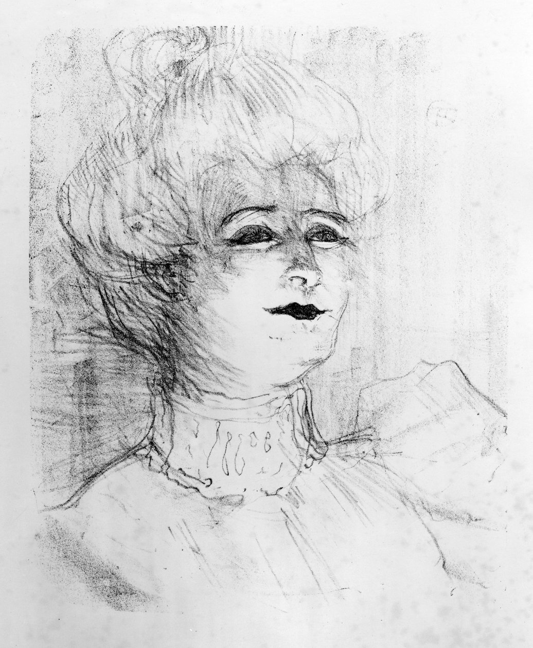 Portrait de Marie-Louise Marsy sur scène, 1898 - Henri de Toulouse Lautrec