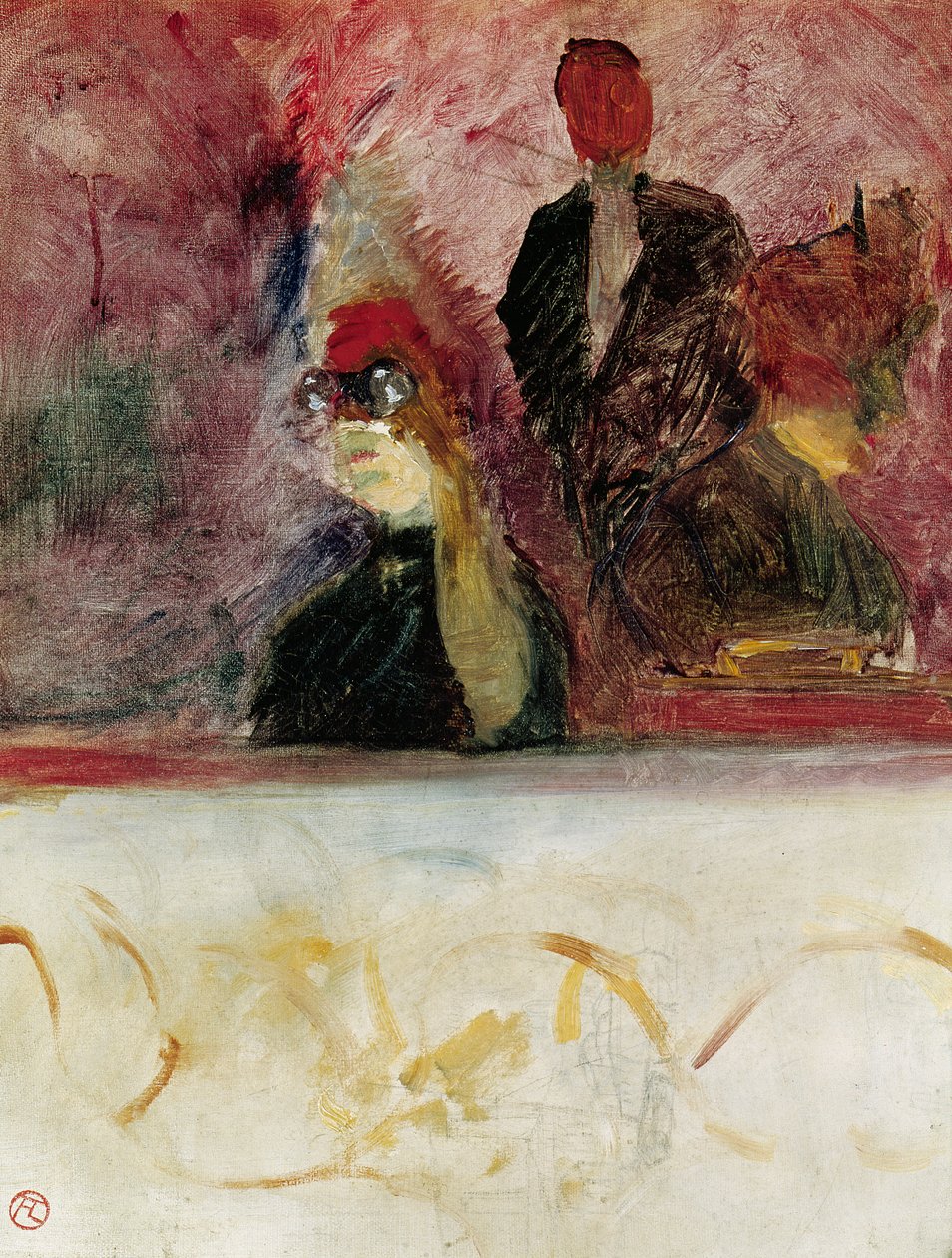 La loge au Mascaron Doré, 1893 - Henri de Toulouse Lautrec